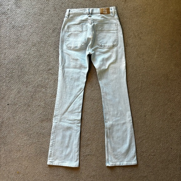 NWT Free People Aiden Slim Boot Jean Totally Buggin Blue Size 26 - Picture 10 of 12